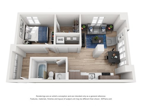 North Hollow Apartments C8 Floor Plan